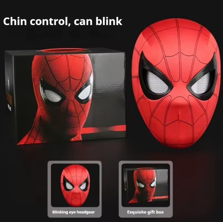 Halloween Blinking Spiderman Mask