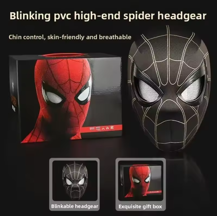 Halloween Blinking Spiderman Mask