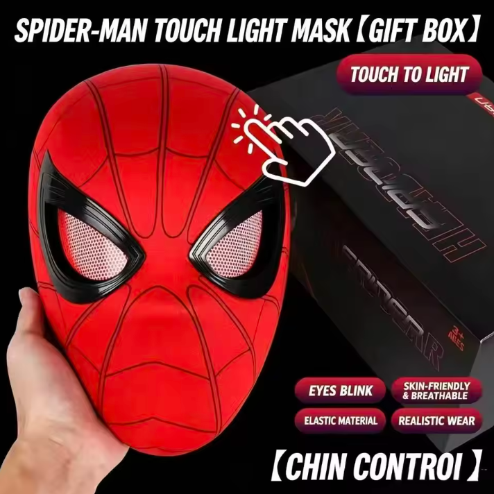 Halloween Blinking Spiderman Mask