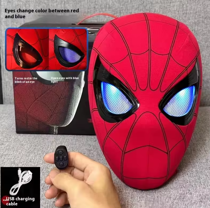 Halloween Blinking Spiderman Mask