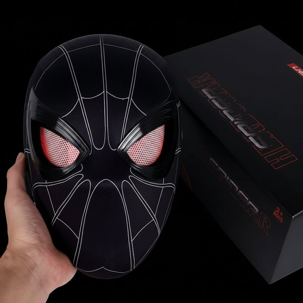 Halloween Blinking Spiderman Mask