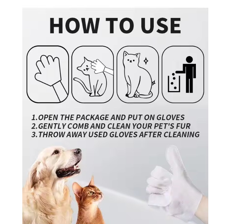 Pet Eye and Dental Finger Wipes
