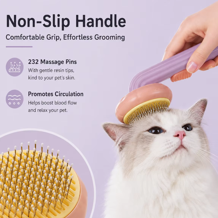 Pumpkin Pet Comb